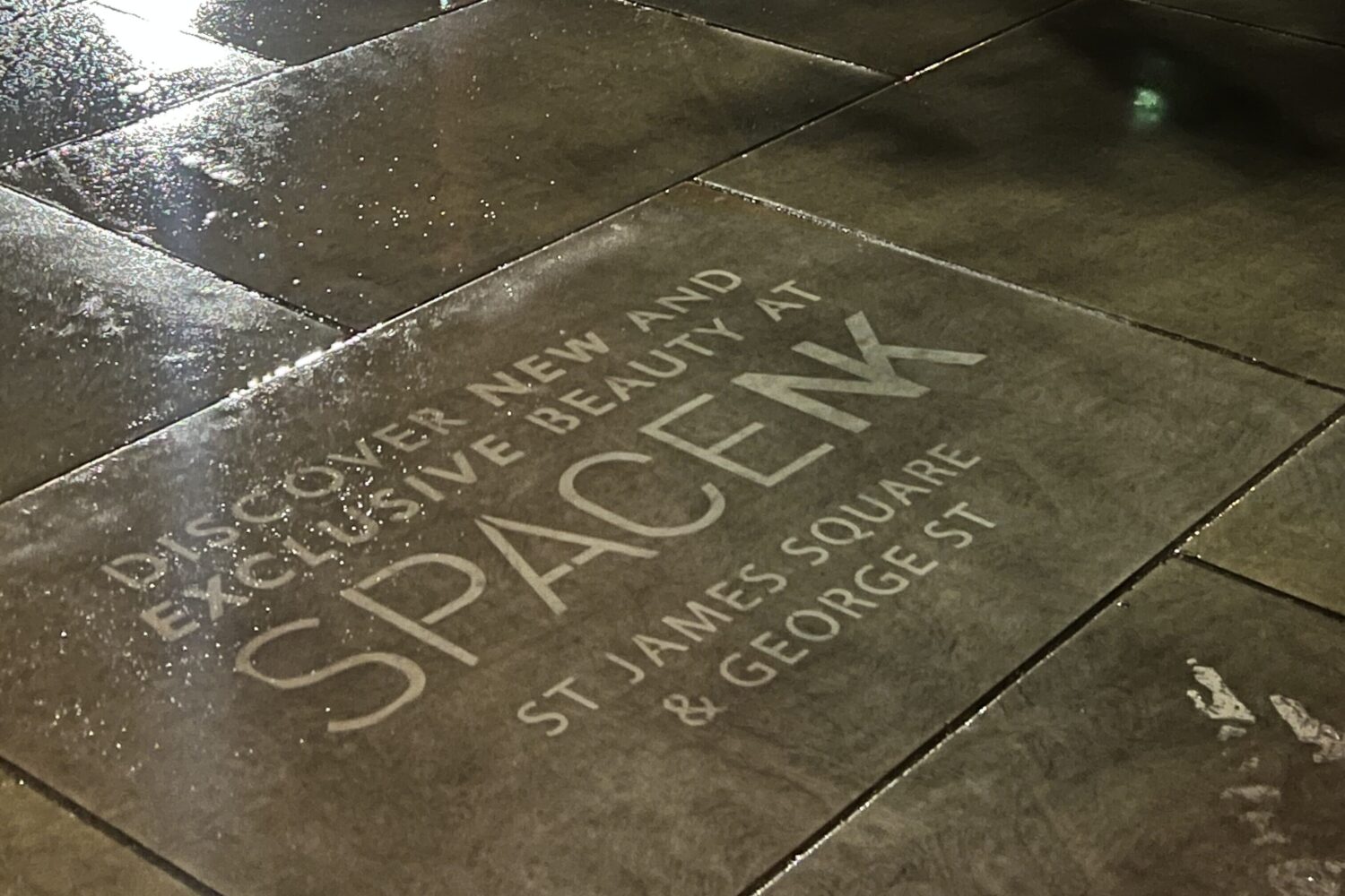 Edinburgh Pavement Advertising