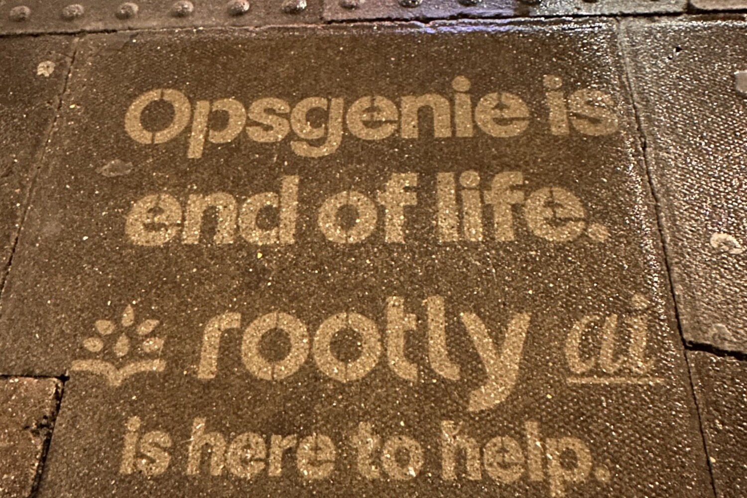 Reverse Graffiti Pavement Ads