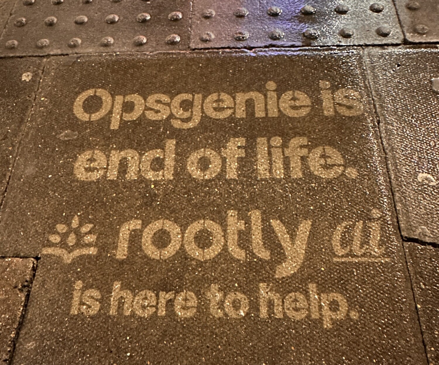 Reverse Graffiti Pavement Ads