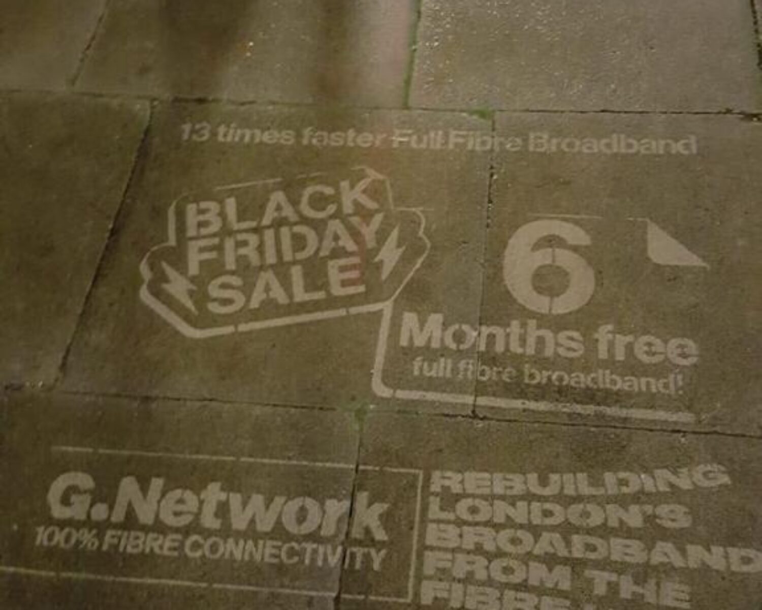 Pavement Adverts